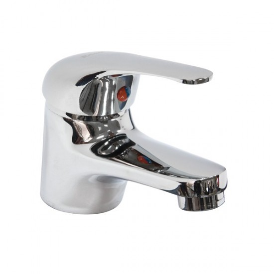 BATERIJA USADNA S 2 CIJEVI JEDNORUČNA ZA UMIVAONIK Ø 40 ROCCO LEA