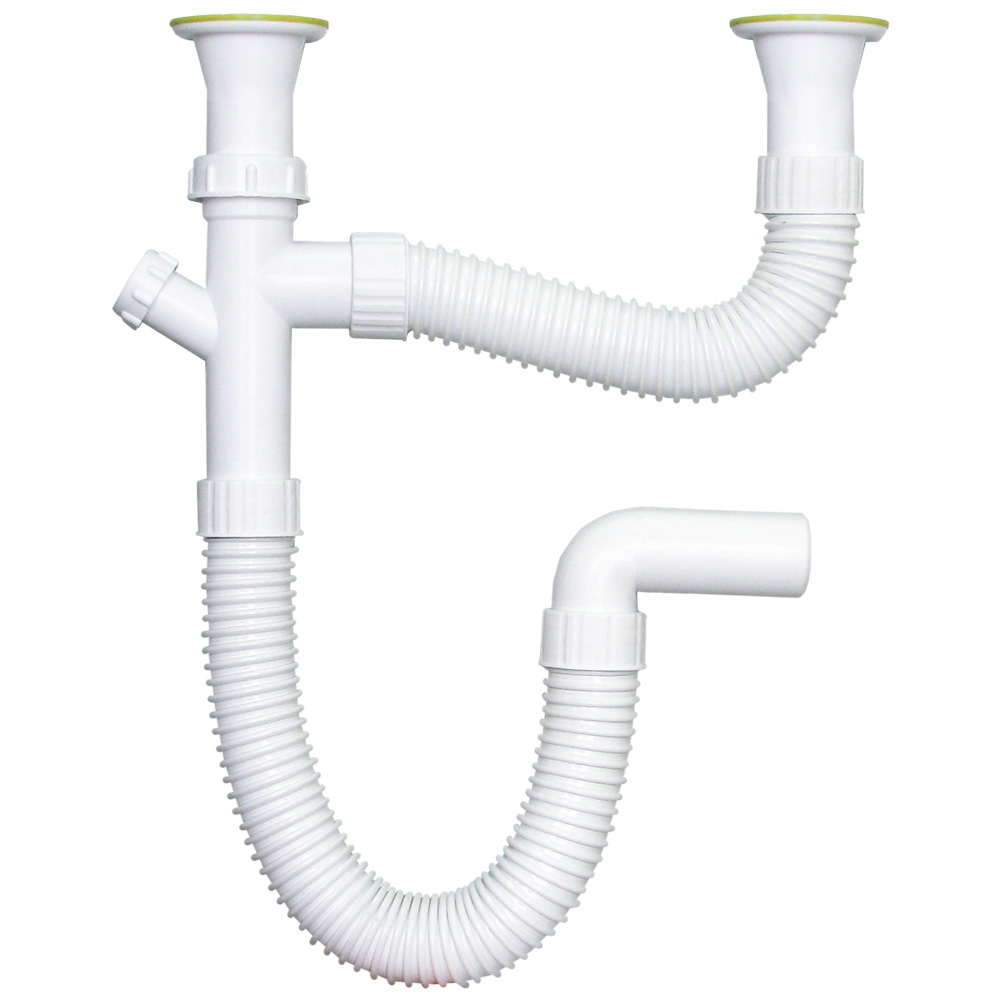 GIBLJIVI SIFON ZA DVODJELNU SUDOPERU METAPLAST