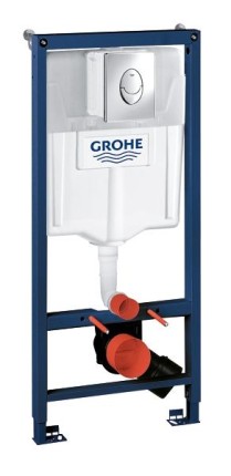 BUILT-IN KETTLE GROHE RAPID 3/1 CHROME BUTTON