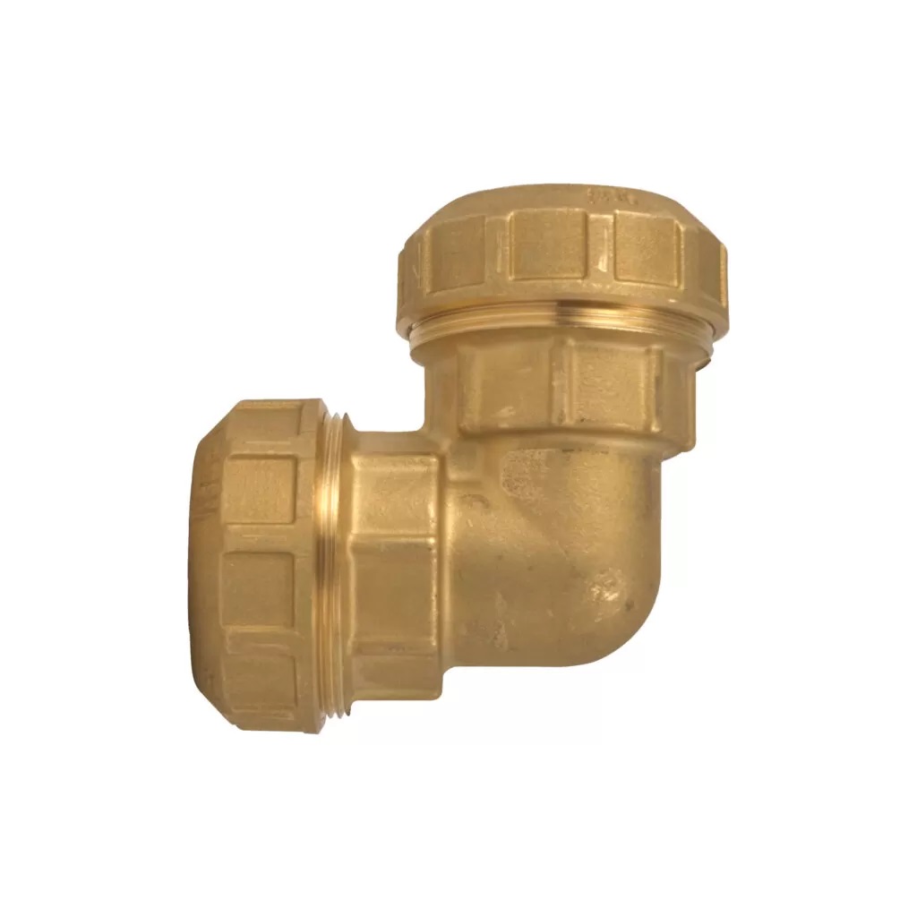 BRASS ELBOW COUPLING