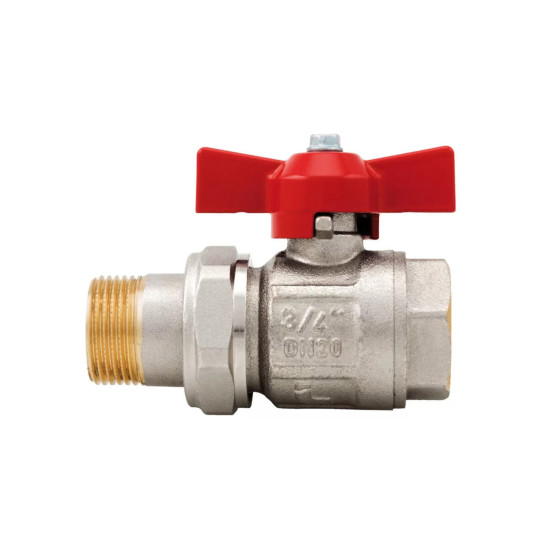 BALL VALVE WITH HOLLANDER