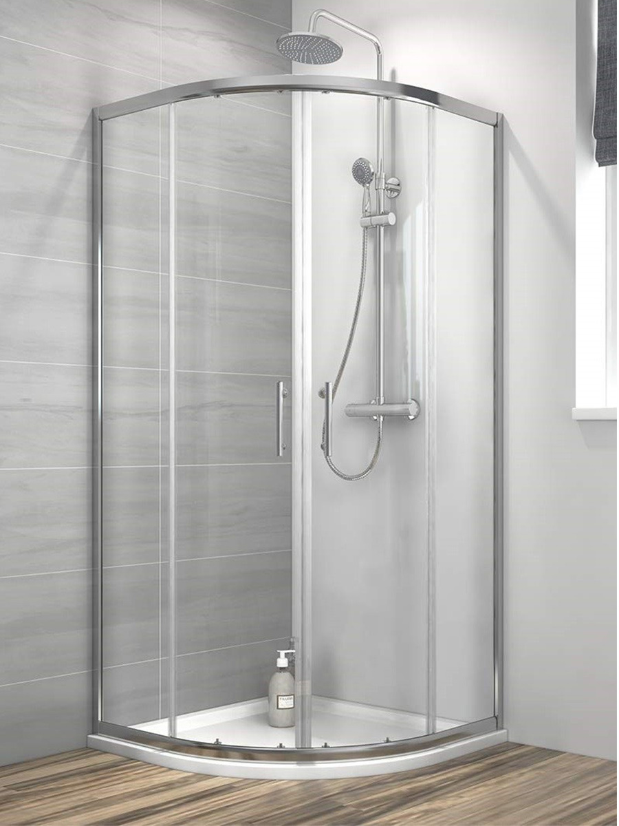 SEMI-CIRCULAR SHOWER CABIN