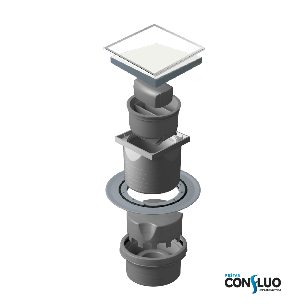 VERTIKAL DRY BELO STAKLO