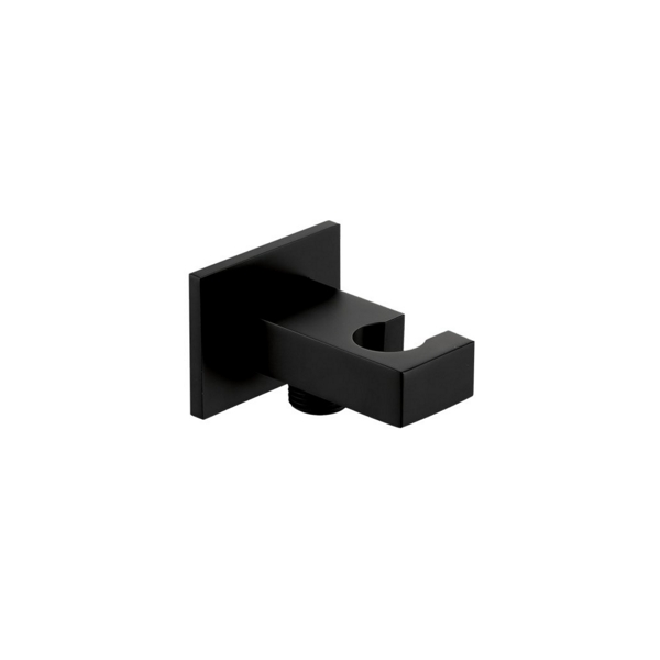 SHOWER WALL CONNECTOR WITH HOLDER SQ 12213BLACK
