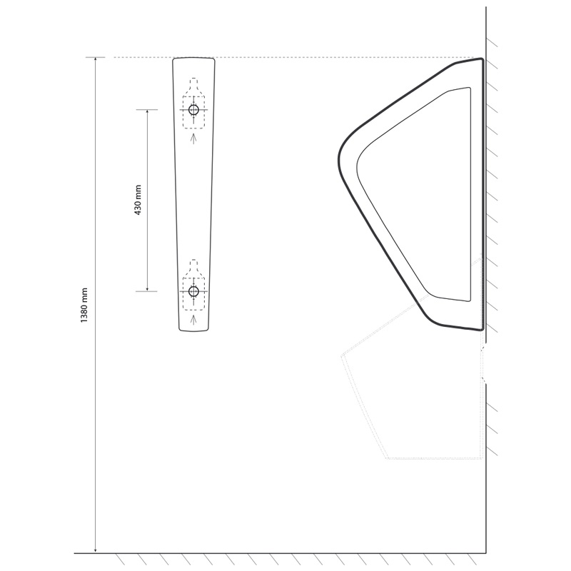 SUBURBAN FOR A URINAL POSEIDON