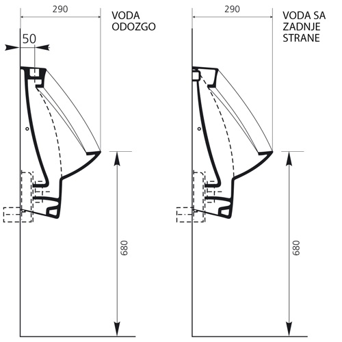 PISOAR SA SKRIVENIM SIFONOM POSEJDON