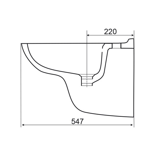 KONZOLNI BIDE VIKTORIJA