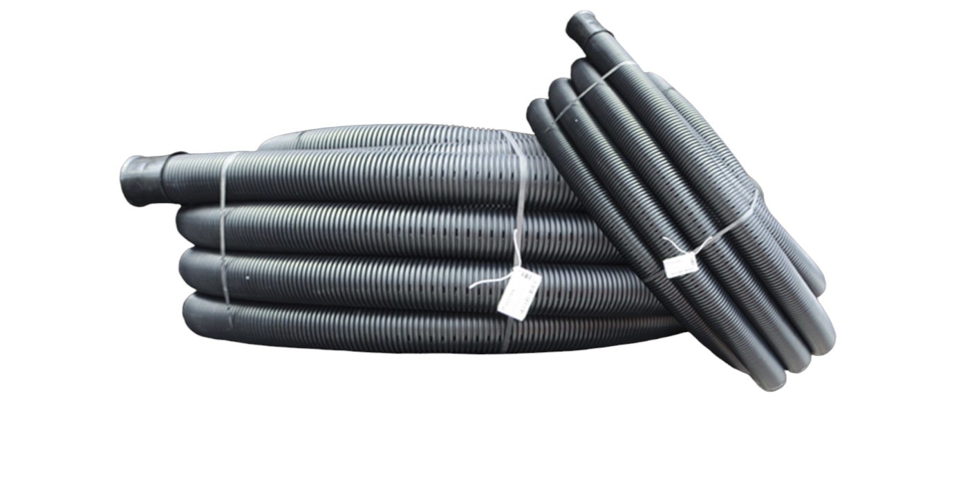 PE CORRUGATED DRAINED PIPE COIL