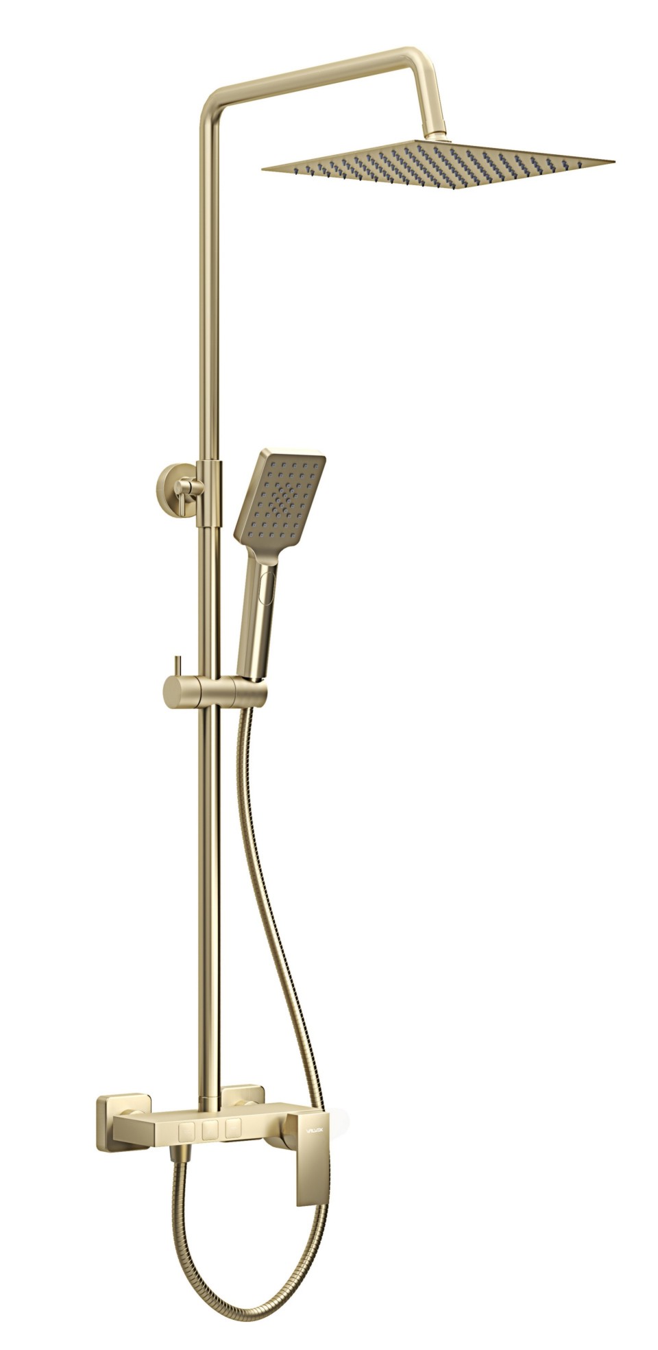 RISE SET + ARS BRUSHED GOLD SPOUT BATTERY 2420170