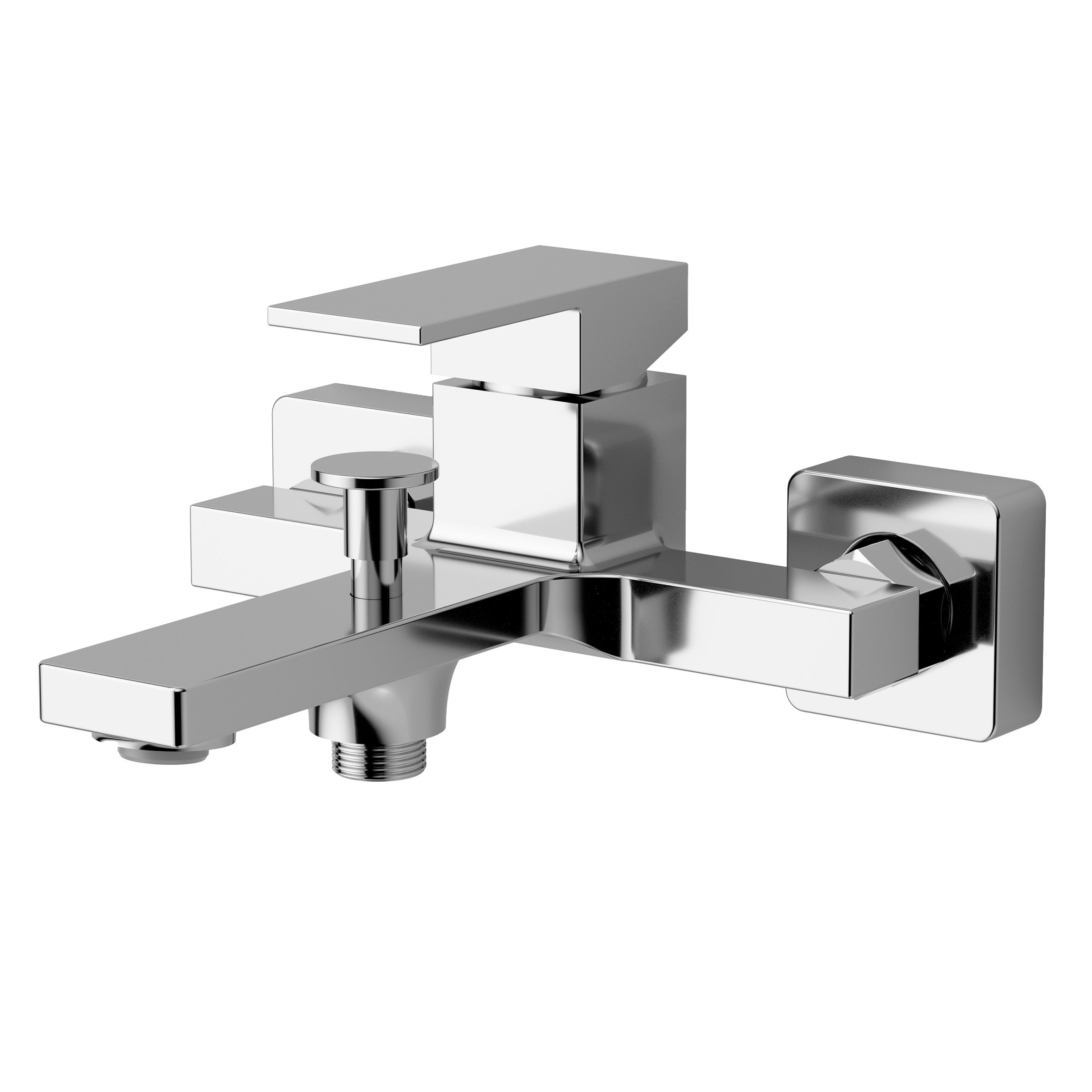 BATHTUB BATTERY QOW CHROME FLUENTA